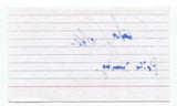 Jonathan Cullen Signed 3x5 Index Card Autographed Signature Actor