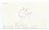 Raja'a Alem Signed 3x5 Index Card Autographed Signature Author Writer