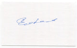 Ed Roebuck Signed 3x5 Index Card Autographed MLB Baseball Brooklyn Dodgers