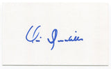 Vic Davalillo Signed 3x5 Index Card Autographed MLB Baseball Pittsburgh Pirates