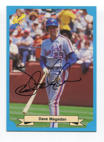 1988 Classic Dave Magadan Signed Card Baseball Autographed MLB AUTO #230