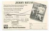 Jerry Reuss Signed Photo Post Card Autographed Signature MLB Baseball Dodgers