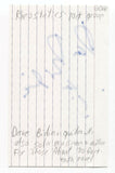 Dave Bidini Signed 3x5 Index Card Autographed Signature Rheostatics