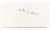 Calvin Trillin Signed 3x5 Index Card Autographed Signature Writer Humorist