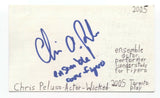 Chris Peluso Signed 3x5 Index Card Autographed Signature Actor