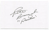 Pete Banaszak Signed 3x5 Index Card Autographed Oakland Raiders Super Bowl NFL