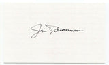 Jim Deverman Signed 3x5 Index Card Autographed John JFK Assassination Funeral