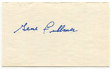 Gene Fullmer Signed 3x5 Index Card Autographed Boxer Boxing Champ