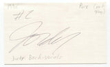 Pure - Jody Birch Signed 3x5 Index Card Autographed Signature Band