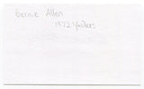 Bernie Allen Signed 3x5 Index Card Autographed Signature Washington Senators 