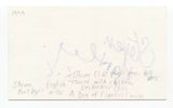 Steven Hartley Signed 3x5 Index Card Autographed Signature Actor