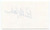Brian McFarlane Signed 3x5 Index Card Autographed Signature Hockey Hall of Fame