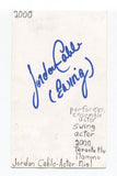 Jordan Cable Signed 3x5 Index Card Autographed Actor The Producers