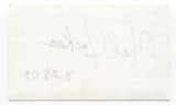 Mel Jackson Signed 3x5 Index Card Autographed Signature Actor