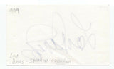 Lou Dinos Signed 3x5 Index Card Autographed Signature Comedian Comic Actor