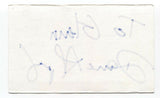 David Alpay Signed 3x5 Index Card Autographed Signature Actor The Tudors