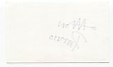 The Sheila Divine Aaron Perrino Signed 3x5 Index Card Autographed Signature