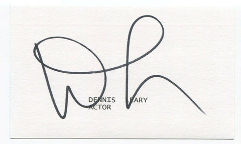 Denis Leary Signed 3x5 Index Card Autographed Signature Actor The Sandlot