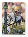 1992 Classic Games Tommy Maddox Signed Card Football Autograph AUTO #126