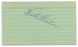 Willie Horton Signed 3x5 Index Card Autographed MLB Baseball 1963 Detroit Tigers