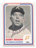 2008 BLC Bobby Bragan Signed Card Baseball Autographed AUTO