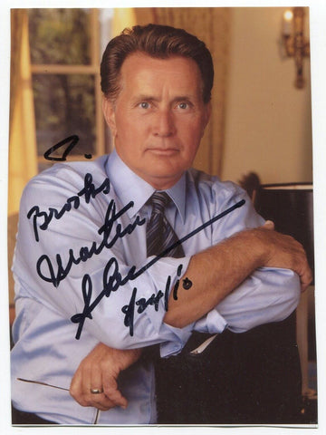 Martin Sheen Signed Photo Autographed Signature Actor