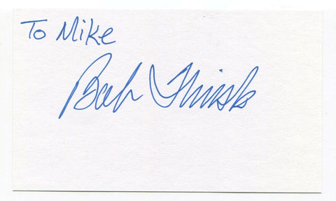 Robert Bob Thirsk Signed Index Card Autographed NASA Astronaut Space CSA