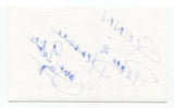Jana Lynne White Signed 3x5 Index Card Autographed Signature Much Music Host