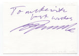 Jude Akuwudike Signed Page Autographed Signature Inscribed "To Mike" Doctors
