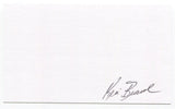 Kevin Bearse 3x5 Index Card Autographed Signature Cleveland Indians