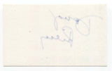 Doug Riley Signed 3x5 Index Card Autographed Signature Signature Dr. Music