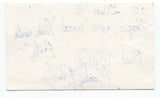 Marty Putz Signed 3x5 Index Card Autographed Signature Comedian Comic Actor