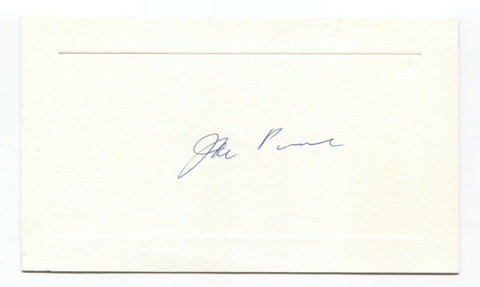 Joe R. Pool Signed Card Autographed Signature Politician