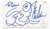 Green Apple Quick Step - Tyler Willman Signed 3x5 Index Card Autographed