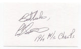 Curt Simmons Signed 3x5 Index Card Autographed Baseball 1964 St Louis Cardinals