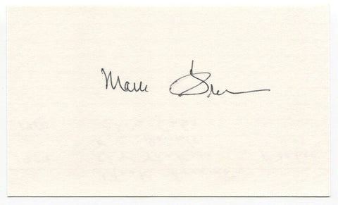 Mark Freeman Signed 3x5 Index Card Autographed MLB Baseball New York Yankees