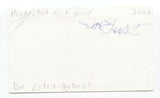 Dan Estrin Signed 3x5 Index Card Autographed Signature Hoobastank