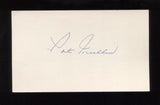 Pat Mullin Signed 3x5 Index Card Signature Autographed Baseball Player