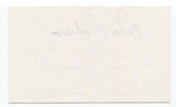 Peter Robinson Signed 3x5 Index Card Autographed Signature Author Writer