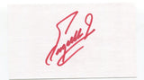 Fuzzy Zoeller Signed 3x5 Index Card Autographed Golf PGA Bob Jones Award