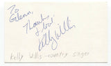 Kelly Willis Signed 3x5 Index Card Autographed Signature Country Singer