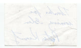 Peter Krantz Signed 3x5 Index Card Autograph Signature Actor Night Heat