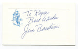 Jim Barbieri Signed Card Autograph MLB Baseball Roger Harris Collection
