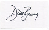 Dick Baney Signed 3x5 Index Card Autographed Signature Seattle Pilots MLB