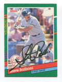 1990 Donruss Steve Balboni Signed Card Baseball Autograph MLB AUTO #650