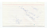 Geoff Keith Signed 3x5 Index Card Autographed Signature Comedian Comic Actor