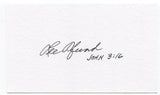 Lee Pfund Signed 3x5 Index Card Autographed Baseball 1945 Brooklyn Dodgers