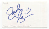 Sarah Slean Signed 3x5 Index Card Autographed Signature Musician Singer