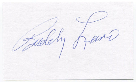 Buddy Lewis Signed 3x5 Index Card Autographed MLB Baseball Washington Senators