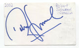 Robert Schimmel Signed 3x5 Index Card Autographed Signature Comedian